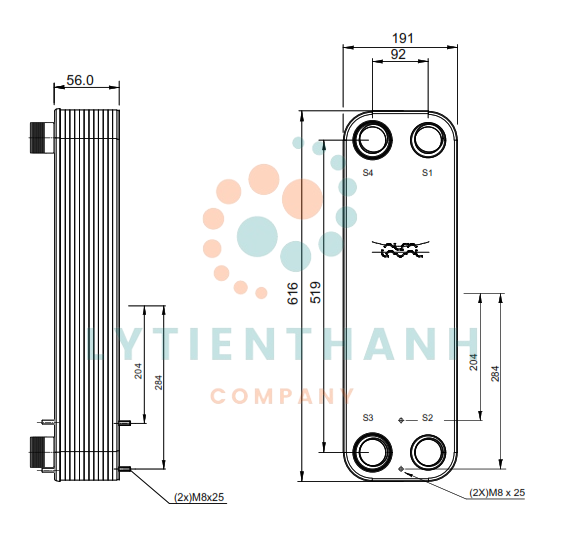 Trao đổi nhiệt Alfa laval CB110-16H