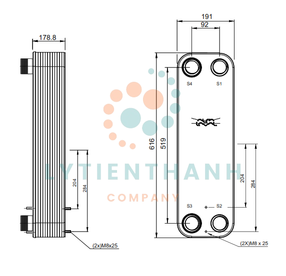 Alfa Laval CB110-64L (3287101605)