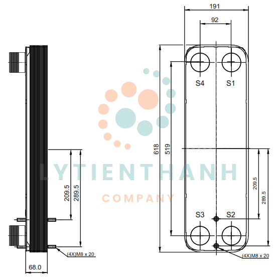Heat Exchanger - Alfanova 76-20H