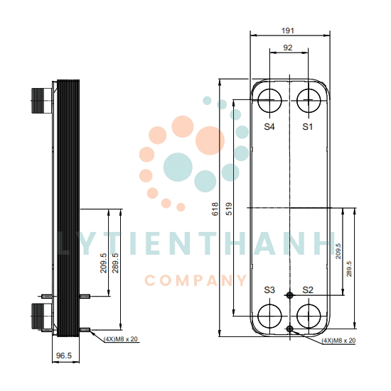 Heat exchanger AlfaNova 76-30H