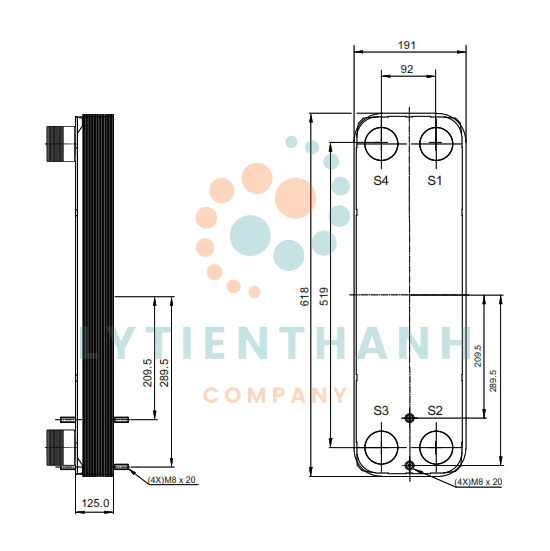 Heat exchanger AlfaNova 76-40H