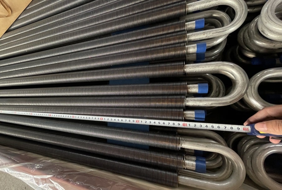 Ống tản nhiệt cánh inox ( ống trao đổi nhiệt thép không gỉ - stainless steel finned tube)